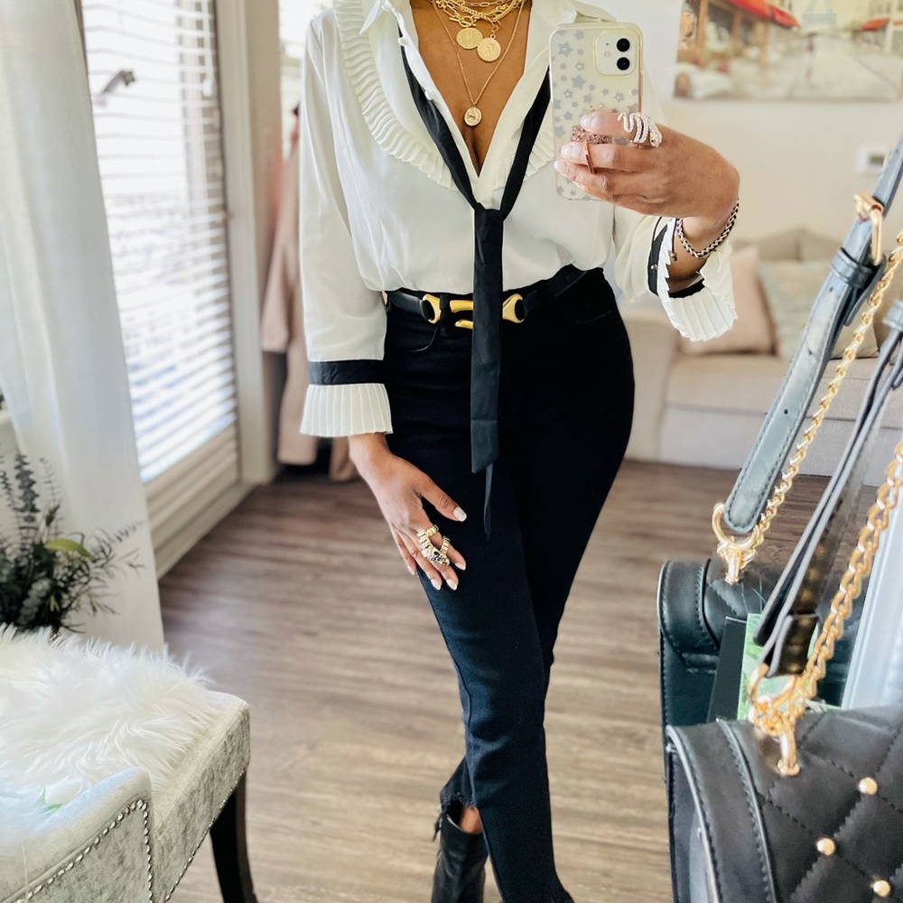 Boohoo Black Distressed Jeans Pants 🖤